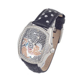 Chronotech Black Leather Watch -   -  Chronotech.